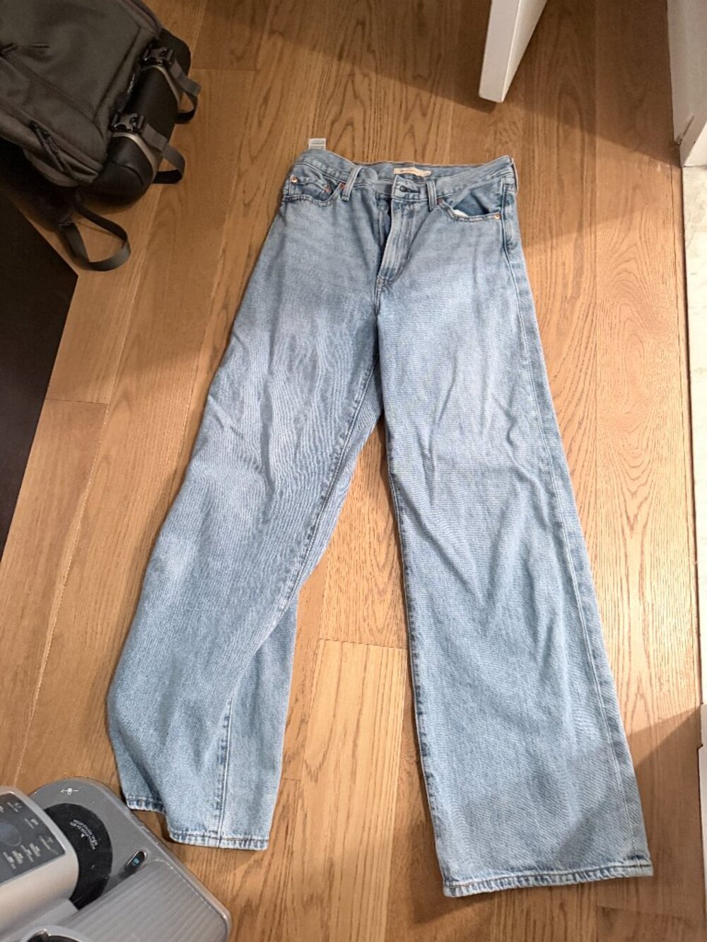 Women's Levi High waist Ribcage wide leg jeans